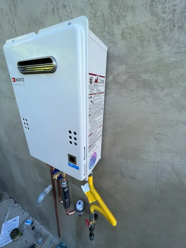 Tankless water heater installation for Spanish Hills homes