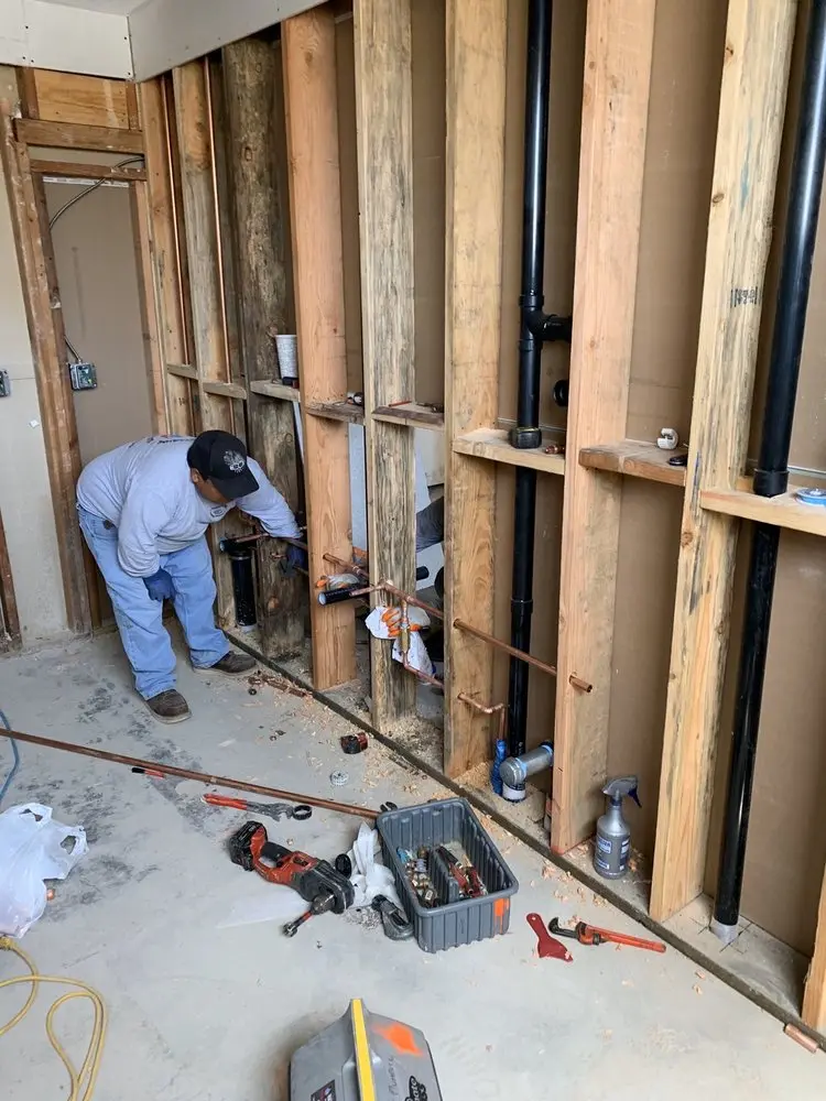 Commercial rough-in plumbing for Gas Line Repair in Spanish Hills